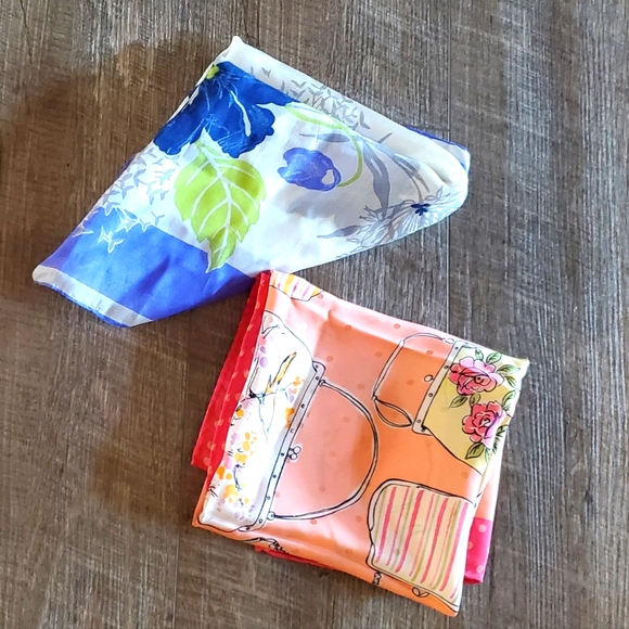 Scarfs Unknown Brand 2 in a bundle⚜️💜💕💜⚜️ - Picture 1 of 8